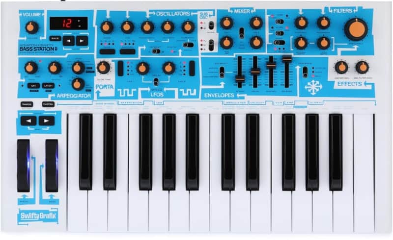 Novation Bass Station II Analog Synthesizer - Swifty Edition (BassStat2SEd1) image 1