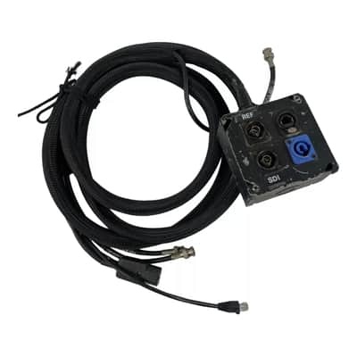 Breakout box Audio Snake 4 inputs Neutrik powerCON 20A EtherCon RJ45 BNC #B image 1