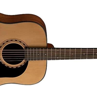 Washburn AD5K Apprentice D5 Series Dreadnought Mahogany Neck 6-String Acoustic Guitar w/Hard Case image 6