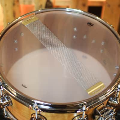 DW 6x14 Collector's Cherry HVLT Natural Satin Oil Snare Drum - SO#1444637 image 5