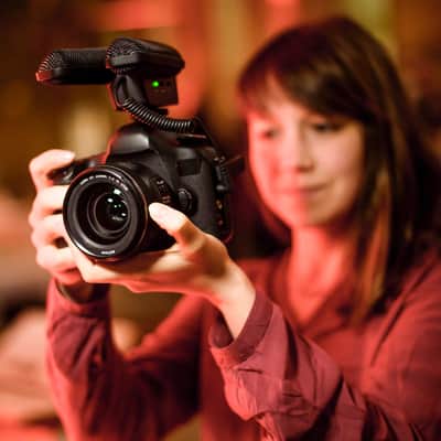 Sennheiser Professional MKE 440 Compact Stereo Shotgun Microphone with 3.5mm Connector for Cameras, 506258,Black image 5
