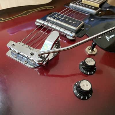 1973 Framus Atlantik Atlantic 6 black rose image 10