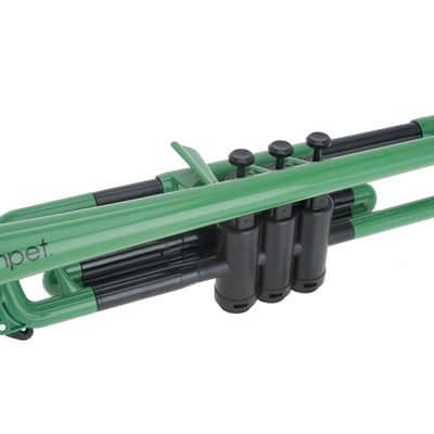 pInstruments PTRUMPET2G Trumpet Lightweight, Ergonomic Grip- Standard, Green image 4