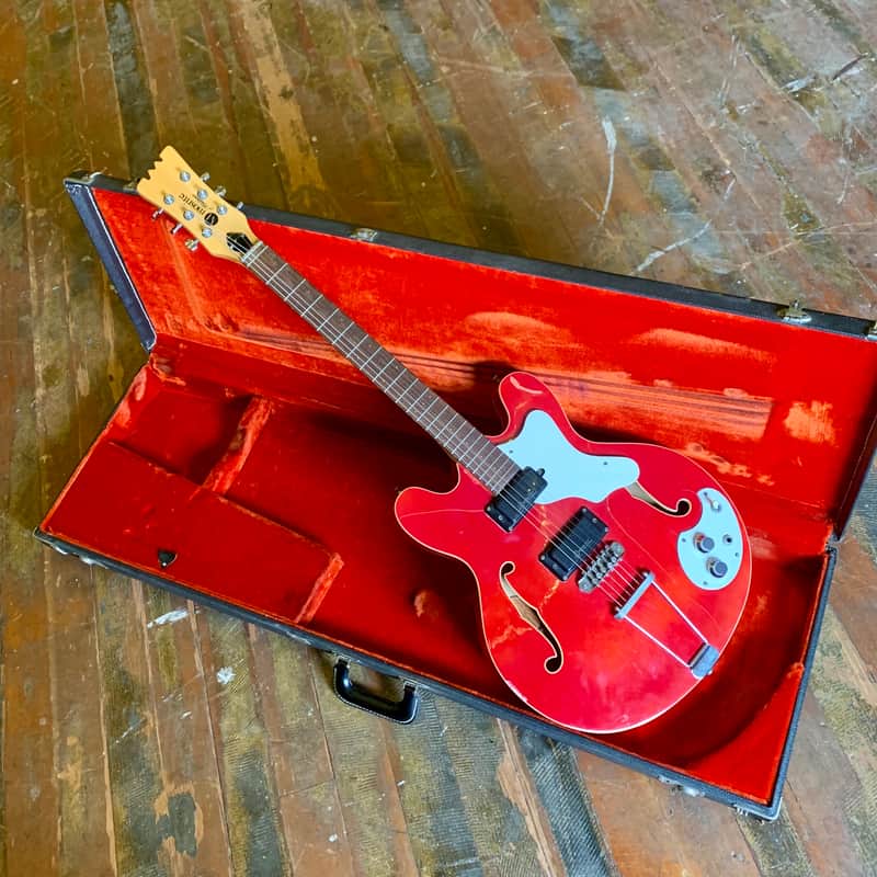 Mosrite Celebrity III c 1966 Cherry original vintage USA hollow body image 1