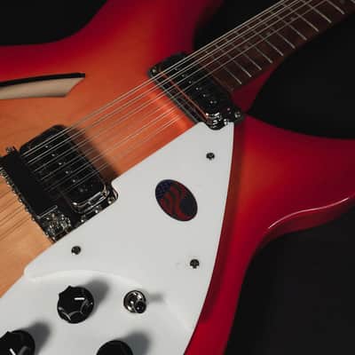Rickenbacker 330/12 String Hollow Guitar Fireglo With Hard Shell Case image 8