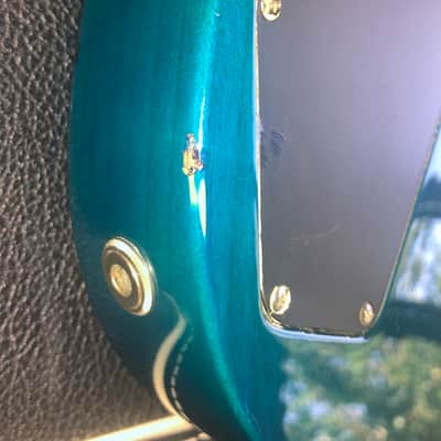 Kramer Pacer Custom II  1990 Transparent Teal / Electric Blue image 10