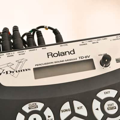 Roland TD-6V Electronic Drum Kit Module w/Frame + Cables (NO DRUM PADS) CG01US3 image 7