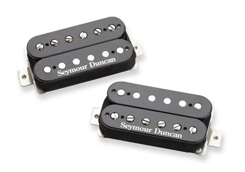 Mint Seymour Duncan 11104-11-B Saturday Night Special Humbucker Pickup Set Black image 1