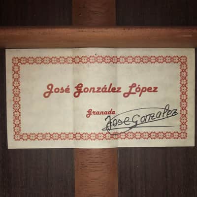 Jose Gonzalez Lopez Flamenco Guitar 1a Negra image 19