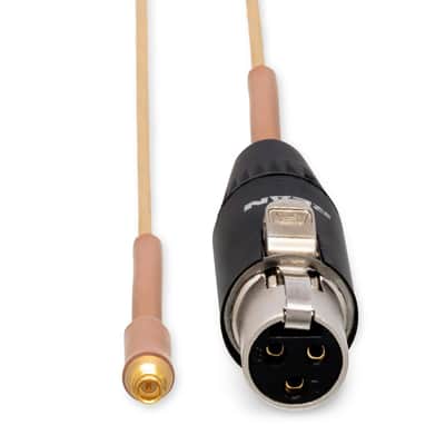 Hosa CABLE-BG-2SH Mogan Cable, Beige, Shure, 2.0 mm OD image 2