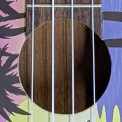 Luna Kauwela Summer Soprano size Ukulele with Custom Graphics - Prototype image 7