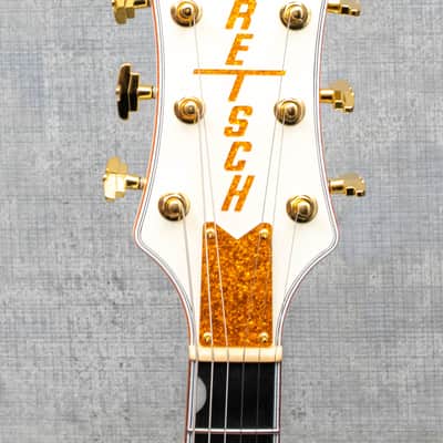 Gretsch Falcon Center Block LTD with String-Thru Bigsby and Gold Hardware Vintage White image 8