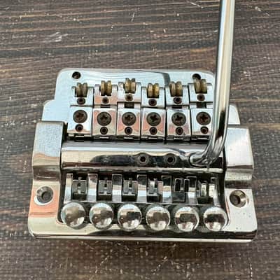 80s Kahler Standard Type Tremolo Bridge Chrome No Logo Made in Japan image 2