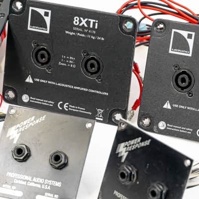 Lot of 7 Connection Plates for Passive Speakers and Amplifiers - Speakon, 1/4”, Banana Plugs image 2