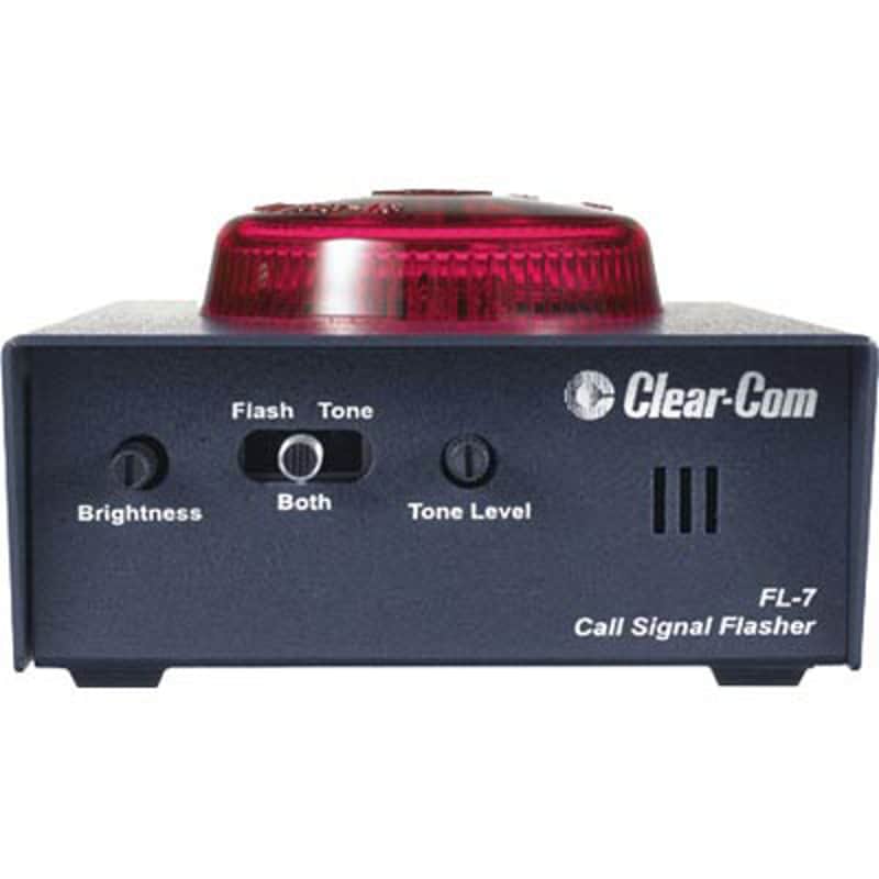 Clear-Com FL-7 Intercom Call Signal Flasher / Ringer with volume and brightness controls image 1