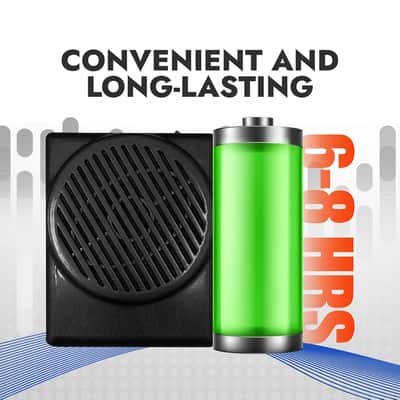 Speak Out Personal Voice Amplifier, Rechargeable Portable Speaker with Wired Microphone Headset for Classroom Teachers, Tour Guide, Presentations – 10watt Power Amplifier image 3