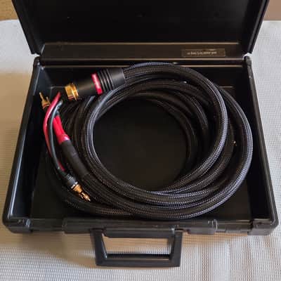 Monster Cable Z4 speaker cable with banana plugs in original case 10ft pair image 17