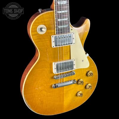 Gibson Custom Shop 1958 Les Paul Standard Reissue Murphy Lab Heavy Aged Lemon Burst w/case image 4