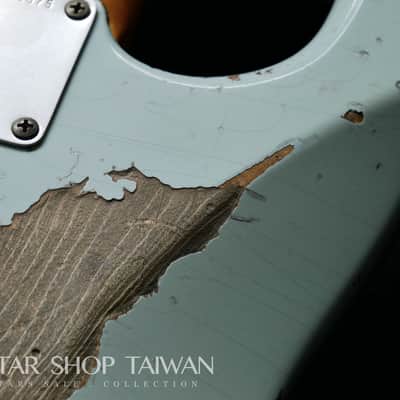 Fender Custom Shop John Cruz 1959 Hardtail Stratocaster Heavy Relic-Sonic Blue image 19