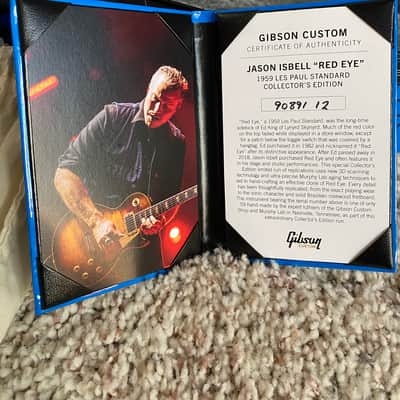 Gibson Custom Shop Murphy Lab Jason Isbell “Red Eye” '59 Les Paul Standard Reissue 2024 - Red Eye Burst image 18