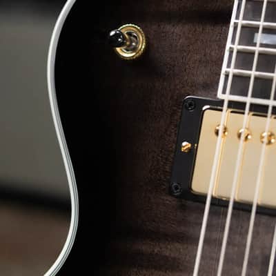 Gibson Les Paul Modern Supreme Electric Guitar - Transparent Ebony Burst with Hardshell Case image 10