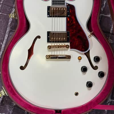 2025 Epiphone Custom Shop 1959 ES355 Classic White Satin VOS New Unplayed Auth Dlr 8lb14oz #135 image 2