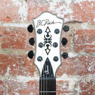 B.C. Rich Mockingbird Special 2008 White MIK Korea image 13