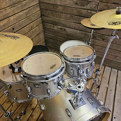 Drum Kit Premier Cabria MK2 Silver Complete USED! RKCAB040626 image 6