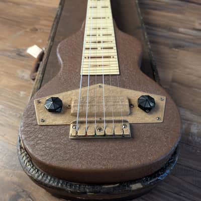 1940 Gibson Mastertone Special Vintage Lap Steel Guitar Brown W/OSSC CLEAN! image 5