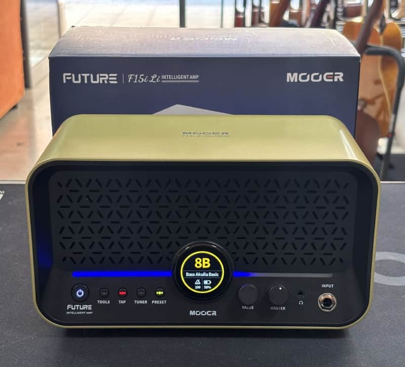 Mooer F15i Li Imperial Gold Portable electric guitar combo amp with 2x2 speakers ... image 1