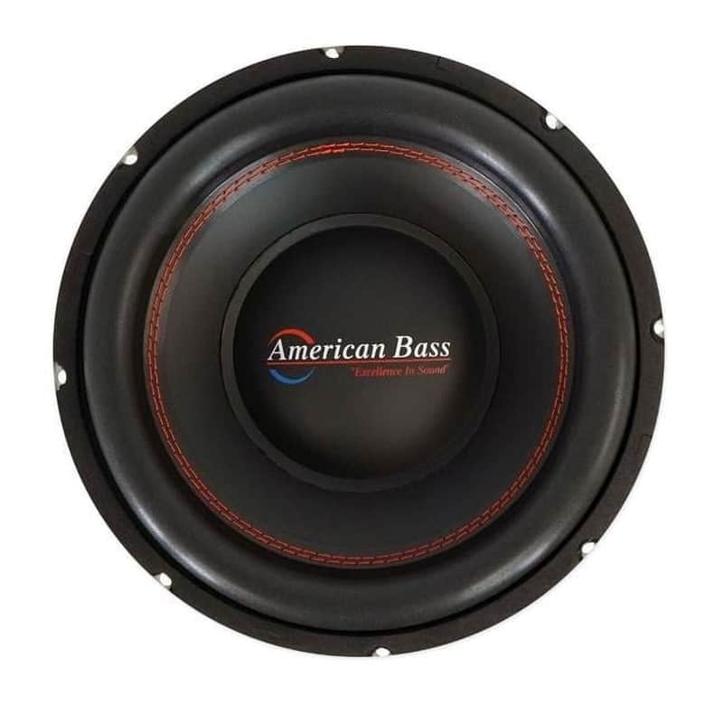 American Bass TM-1044 10 in. 1200W Slim DVC Dual 4 Ohm Subwoofer image 1