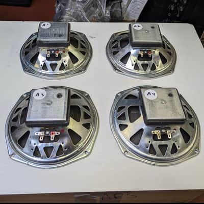 Matching Set Of 4! 1973 CTS 8 Ohm 20 Watt 8" Full Range Speakers - Look & Sound Excellent! image 4