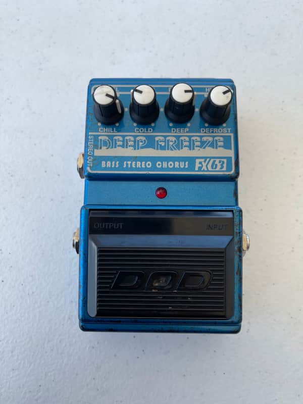 DOD FX63 Deep Freeze Bass Stereo Analog Chorus Rare Vintage Guitar Effect Pedal image 1