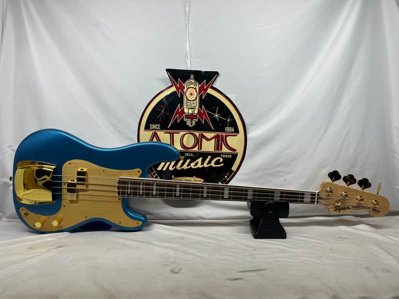 Squier 40th Anniversary Gold Edition Precision Bass | Reverb
