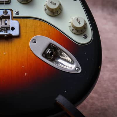 XOTIC USA XSC-2 California Classic Light Aged " 3-Tone Burst + Rosewood" (2018) image 9