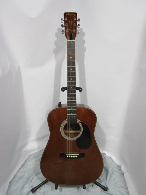 Harmony H160 Acoustic/Electric Guitar, Brown image 1