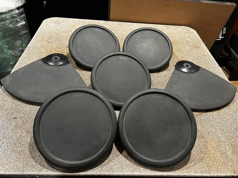 Yamaha TP65 PCY65 Electronic Drum & Cymbal Pads - Black - Set of 6 image 1