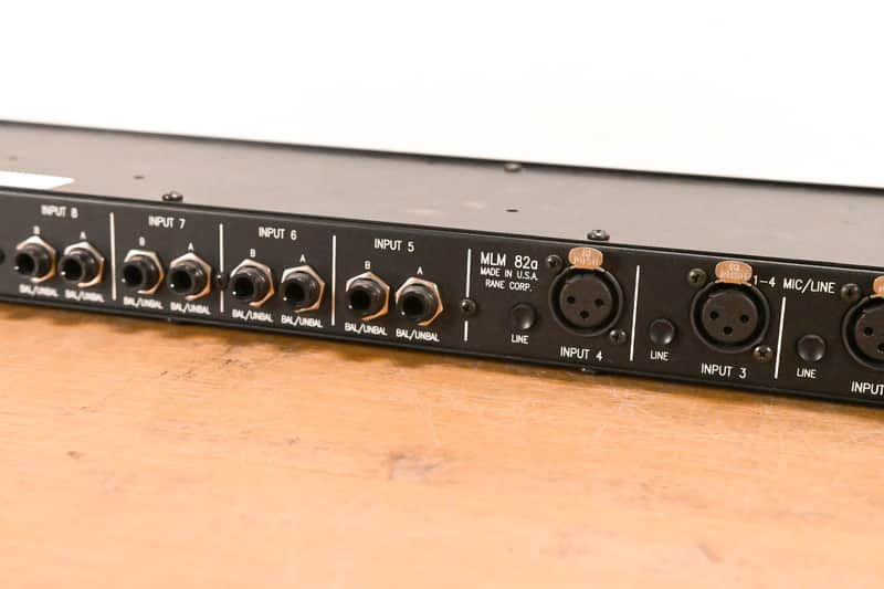 Rane MLM82A 8-Channel Mic/Line Mixer (NO POWER SUPPLY) CG01XVG