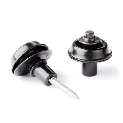 Dunlop Straplok Black Flush Mount  - Accessory for Guitars image 1