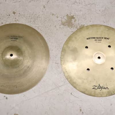 Zildjian 14" A. Avedis Quick Beat Hi Hat Cymbals Vintage 1980's image 1