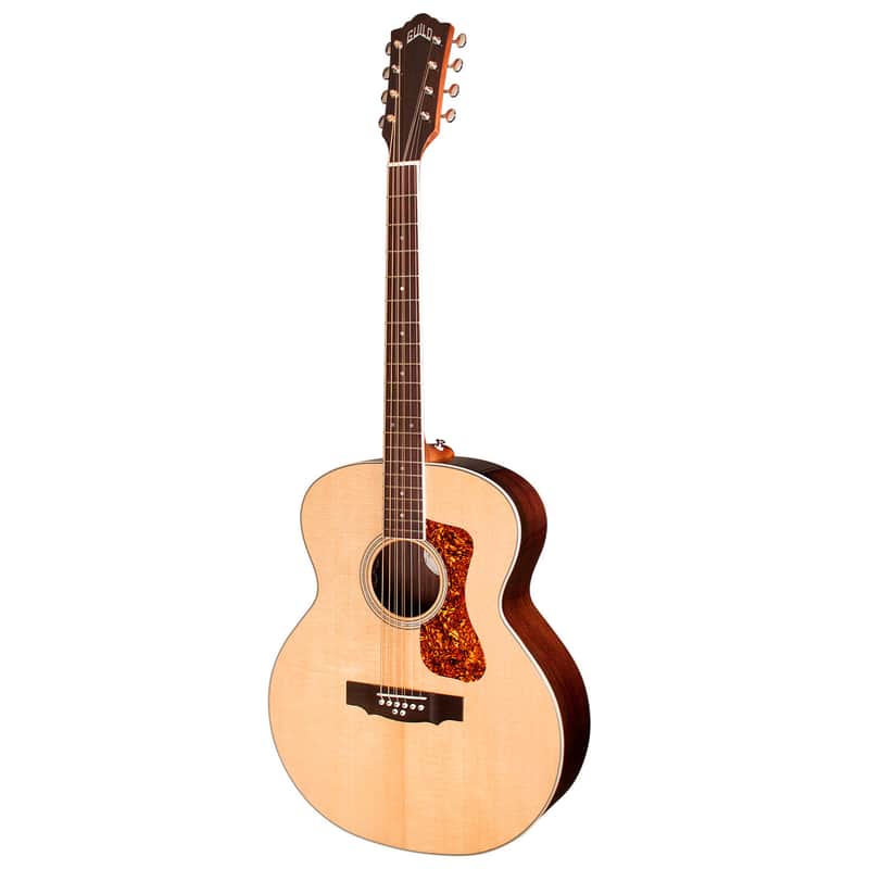 Guild BT-258E Deluxe 8-String Baritone Acoustic - Natural image 1