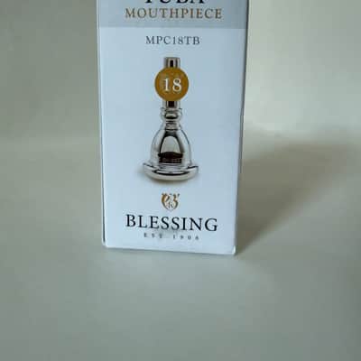 Blessing Tuba Mouthpiece MPC18TB Blessing MPC18TB 2024 - Silver Plate image 3