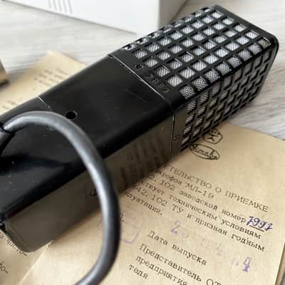 1984 Oktava ML-19 Vintage New Old Stock Soviet Ribbon Microphone image 3