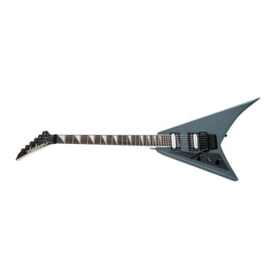 Jackson JS Series Rhoads JS32 LH 6-String Electric Guitar with Poplar Body, Maple Neck, and Amaranth Fingerboard (Satin Gray) image 4