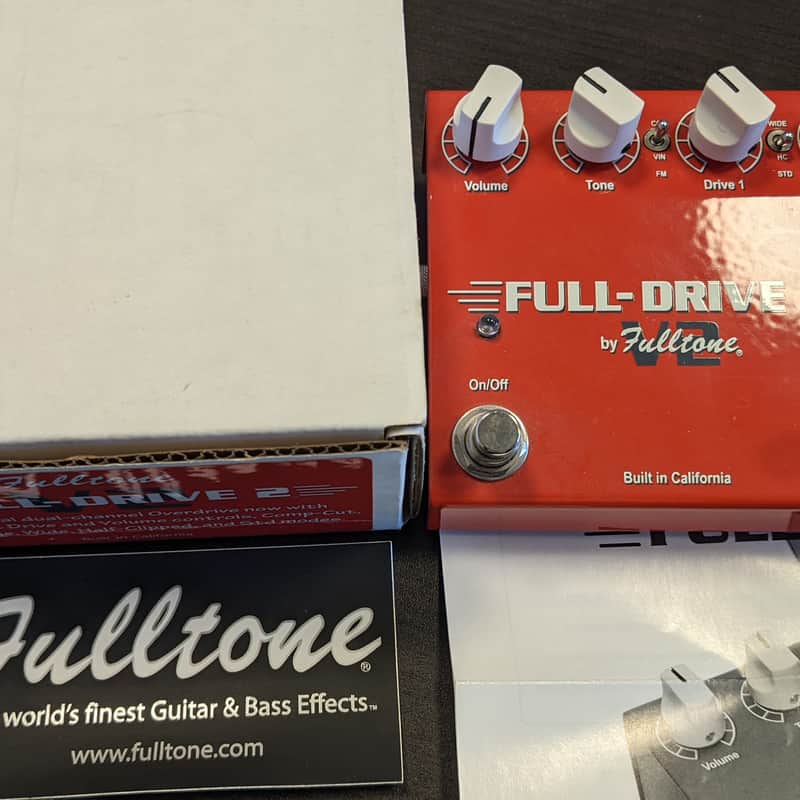 2018 Fulltone Full-Drive 2 V2 Red