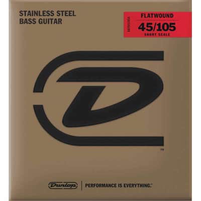Dunlop DBFS45105S Filets plats short scale 45-105 image 1