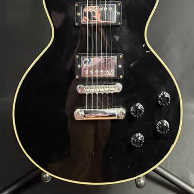 Vintage 1970's Avila LP Custom-Style Electric Guitar Gloss Black MIJ image 1