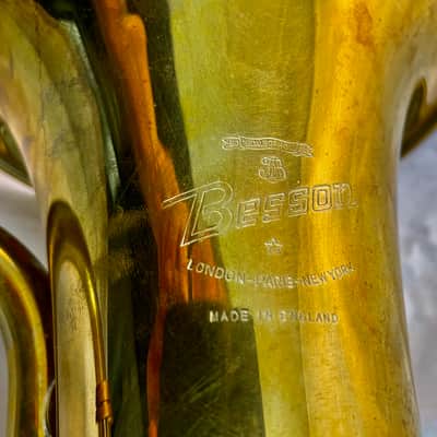 Besson Euphonium 1961 Bare brass image 7
