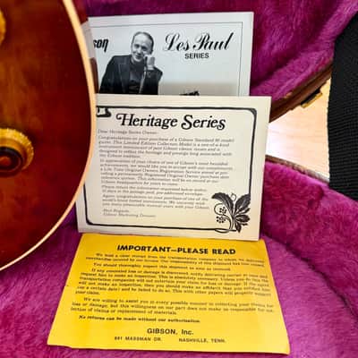 1981 Gibson Heritage Series Les Paul Standard 80 Elite Honey Burst Quilted Maple Top w/OSHC image 12