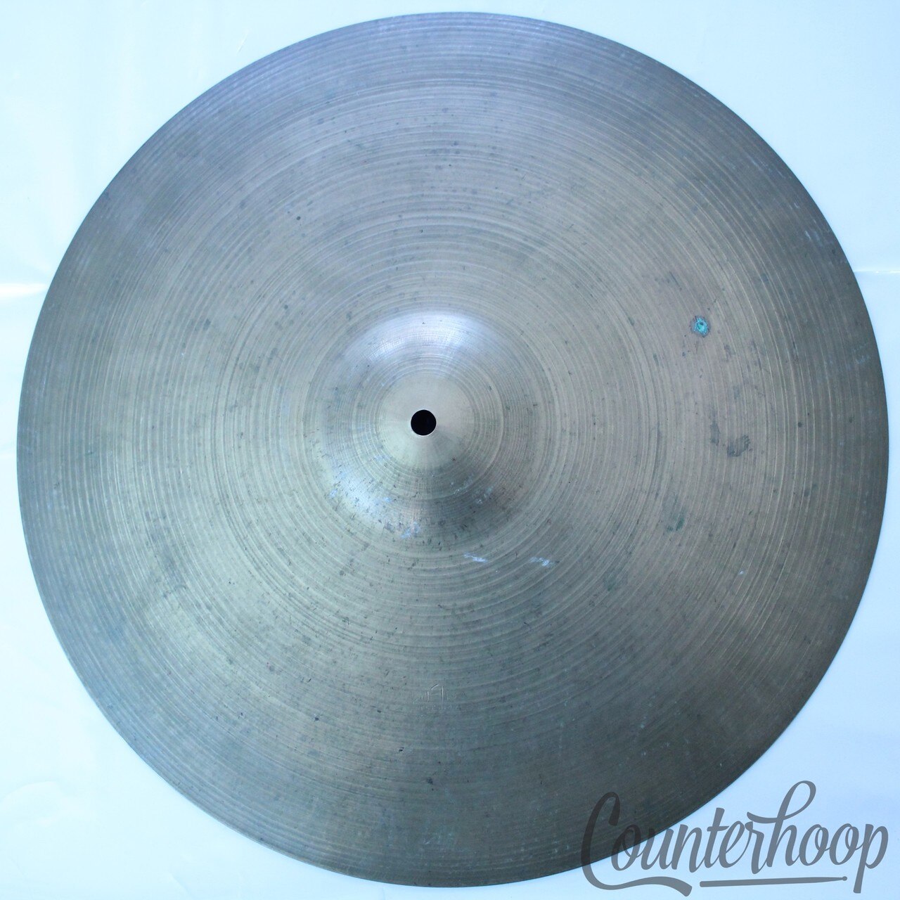 UFIP 18"Crash Cymbal 1587g Medium B20 Made In Italy Est. 1847 Stamp *Sound File — main photograph